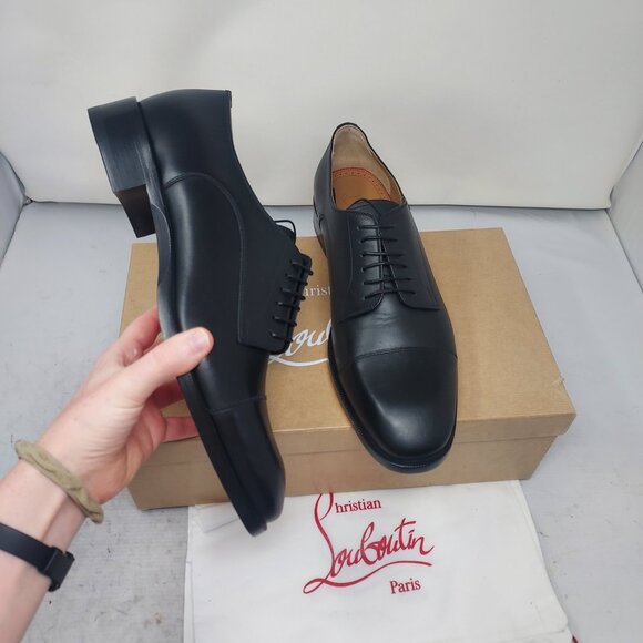 Christian Louboutin Other - Christian Louboutin MENS Black Cortomale Oxford Shoe Size EU 43.5 US 10.5 MENS N